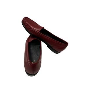 SAS Simplify Slip-On Loafers Women’s Size 11 S Dark Red Leather Comfort Shoes